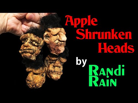 SHRUNKEN HEAD APPLE SCULPTREシュランケンヘッド