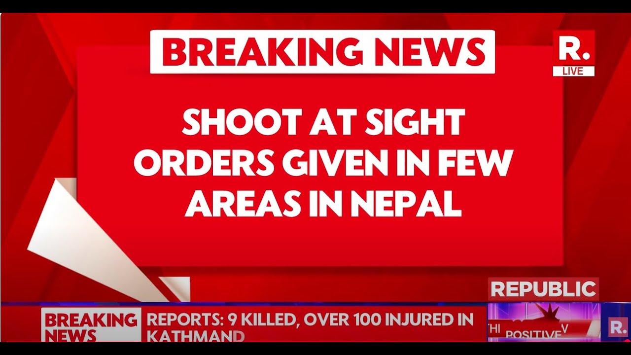 Nepal Youth Protest LIVE: Shoot At Sight Order In Nepal As Gen Z Protest Turns Violent