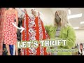 thrift with me | I found my dream dress + PLANT TOUR