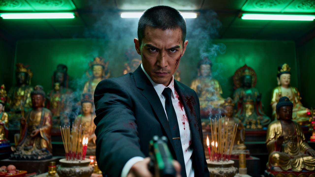 Напряжённый криминальный фильм: убийцу без памяти предал босс, и он бежит сквозь ад