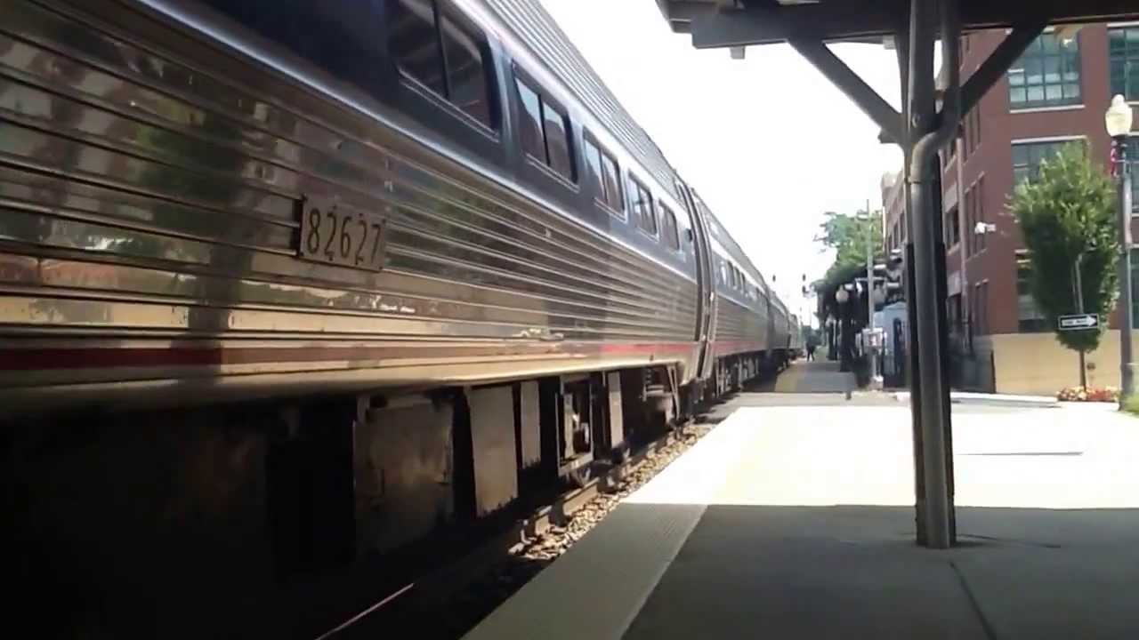 Amtrak at Manassas Station 9/8/13 1248 pm YouTube