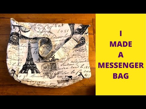 How to make a basic messenger bag