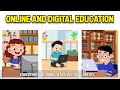 Online  digital education   animated film presentation