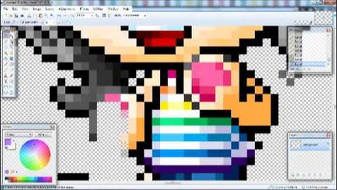 Custom Pose Using Paint.net .
