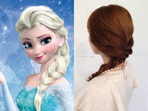 アナと雪の女王 エルサヘアアレンジ Elsa S Hair Arrange Frozen Youtube