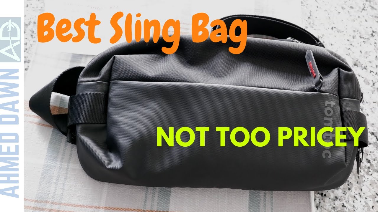 tomtoc Compact EDC Sling Bag | Best Minimalist Sling Bag - YouTube