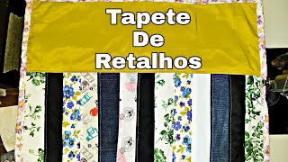Tapete de retalhos modelo simples rÃ¡pido |AnaCarla