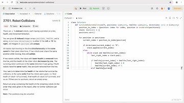2751. Robot Collisions