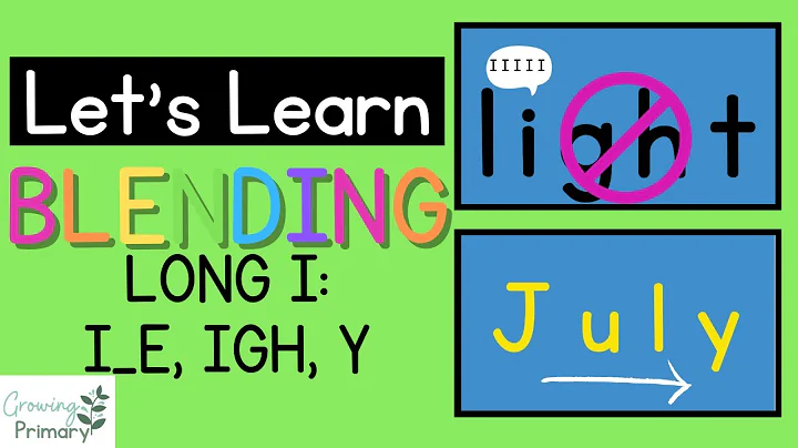 Let's Learn Blending Long I: I_E, IGH, Y
