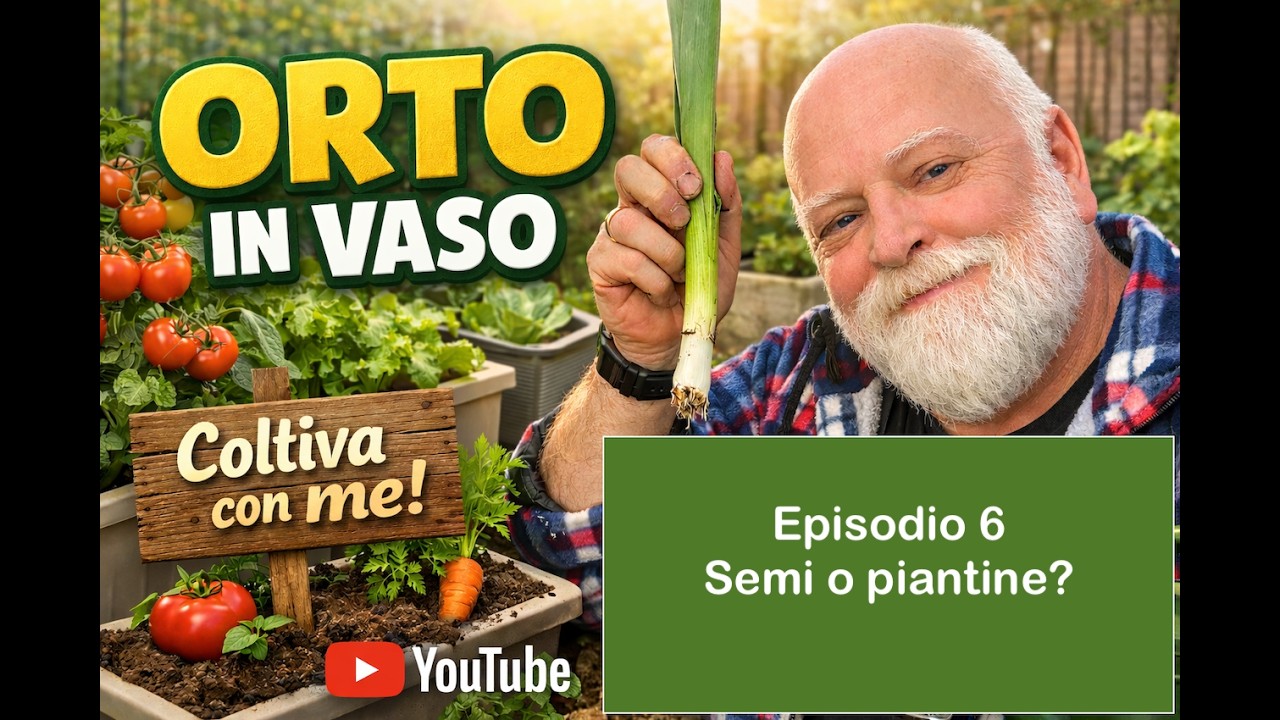 Orto in vaso #06 - Semi o piantine?