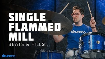 How To Play A Flammed Mill On The Drums - Drum Rudiment Lesson