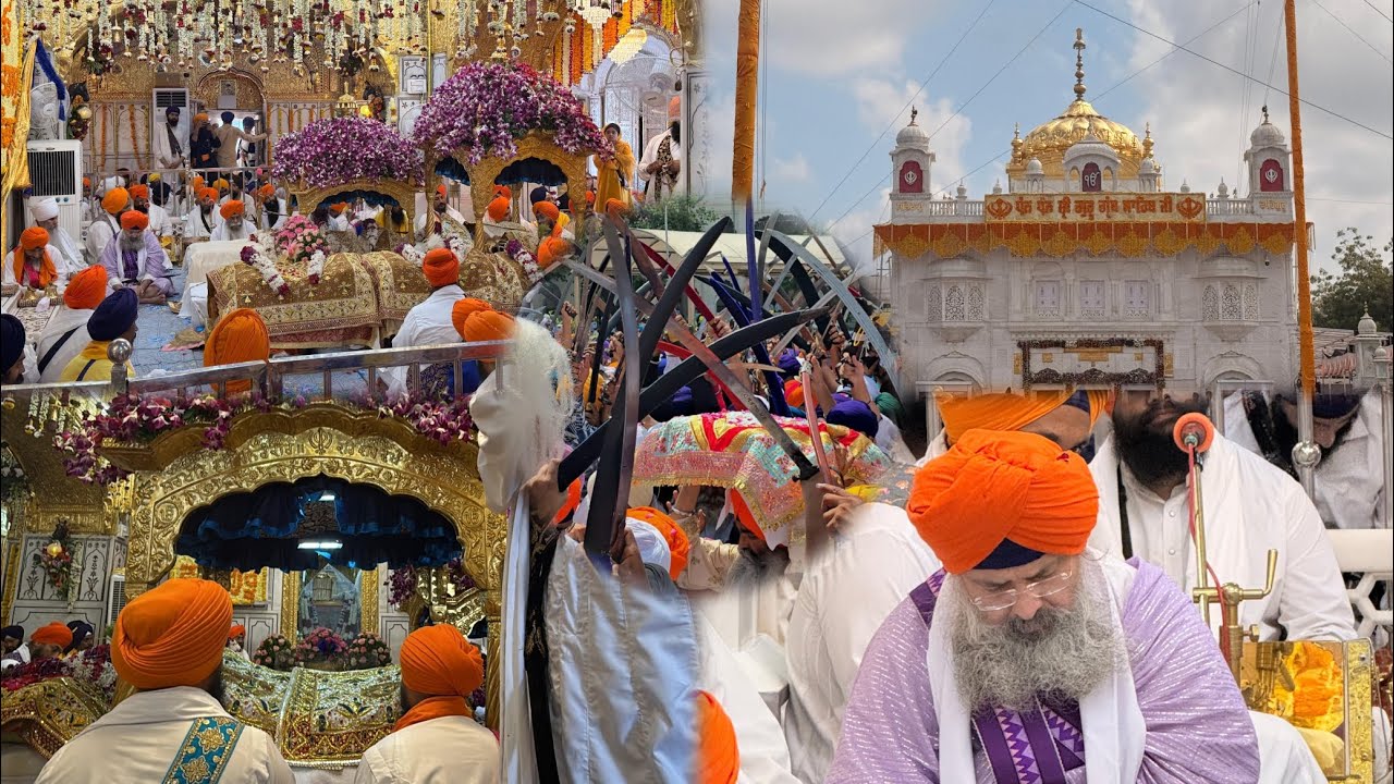 Nagarkirtan🌸Gurtagaddi Gurpurab Shri Guru Granth Sahib Ji⚔️2025#dhangurugranthsahibji#hazursahib 