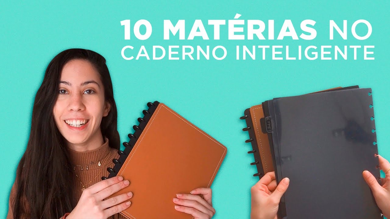 Como organizar 10 MATÉRIAS NO CADERNO INTELIGENTE - YouTube