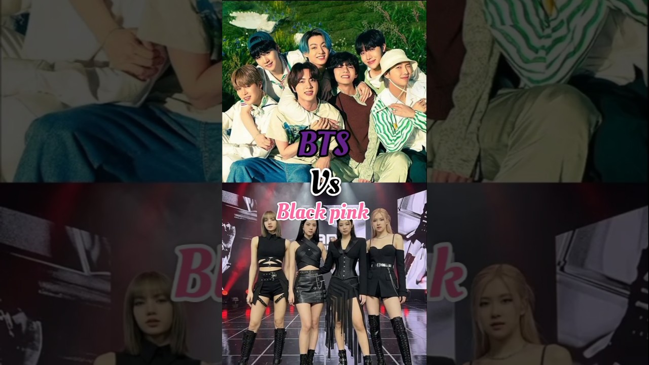 BTS💜 vs black pink 🖤💗 #blackpink #BTS #fyp
