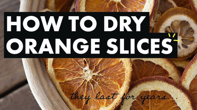 How to Make Dried Orange Slice Garland » Homemade Heather