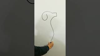 dog one line drawing tutorial