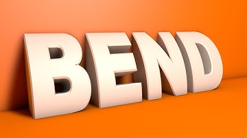 Cinema 4D Tutorial - Bend 3D Text