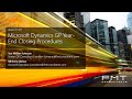 Microsoft Dynamics GP 2013 R2 Year-End Closing Instructions