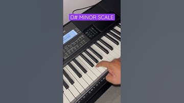 D Sharp Minor Scale - Learn Minor Scales | Piano Shorts | Music Theory Shorts #shorts