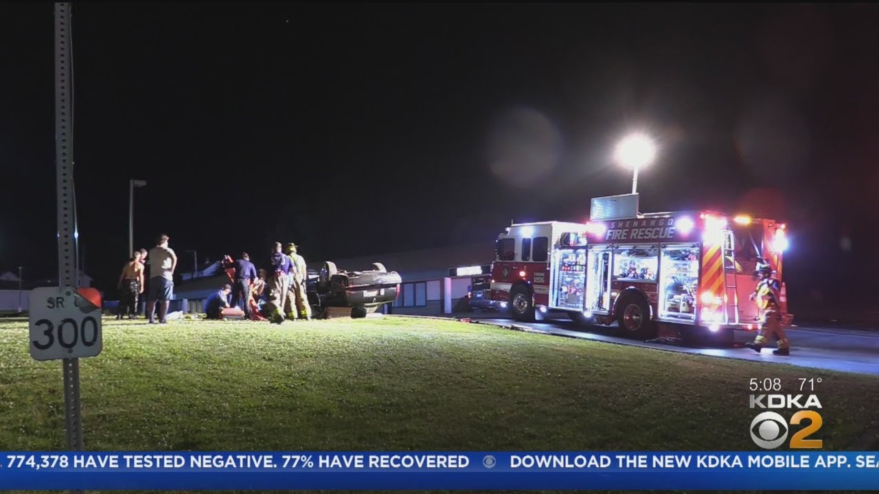 Man Flown To Hospital After Crash - YouTube