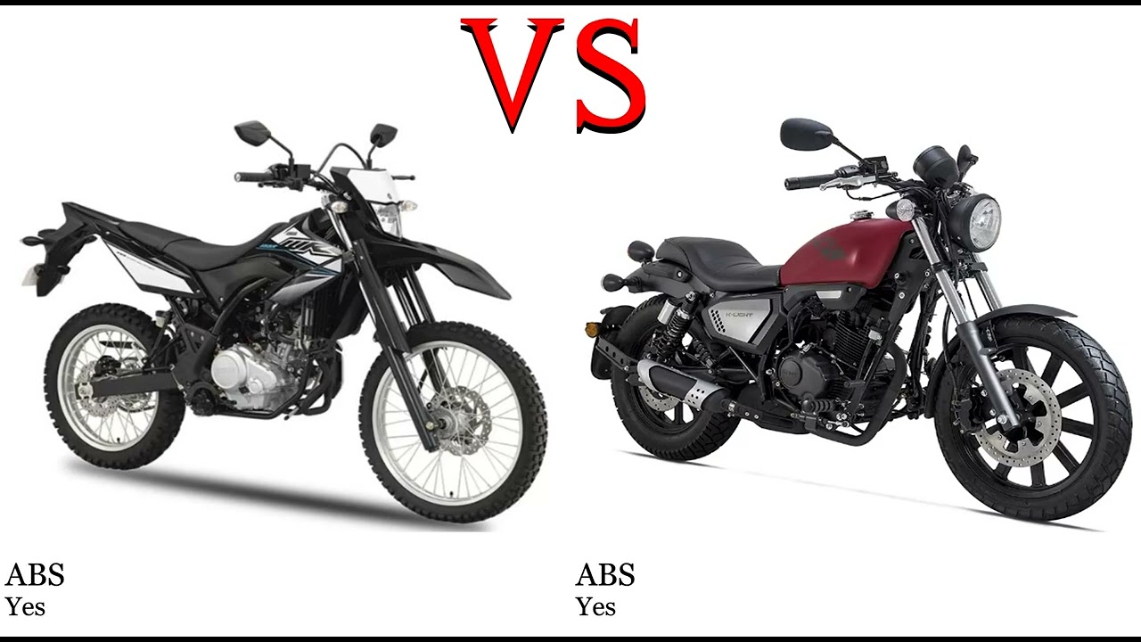 Yamaha WR 155 vs Keeway K Light 150 Test specification comparison