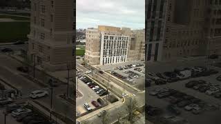 what is left of the old cook county hospital, now a hotel, historical blues brothers movie filmed