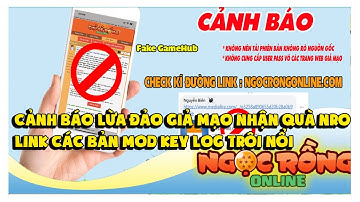 Ngọc Rồng Online - Admin NRO Cảnh Báo Lừa Đảo Giả Mạo Trang Chủ NRO