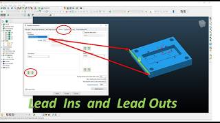 Autodesk powermill Lead ins and Lead outs | Programming Tutorial in  Hindi