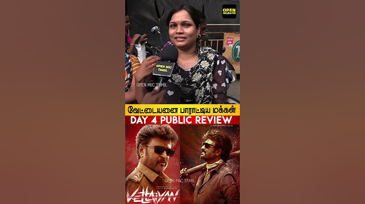 Day 4 Vettaiyan Public Review  Vettaiyan movie Public speech  Super Star RajiniKanth 6