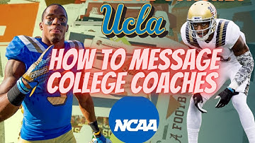How To Message College Coaches | Get Recruited & Noticed (step by step)