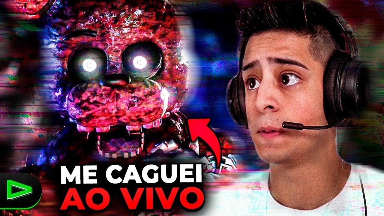 JOGUEI UM JOGO DE TERROR COM FACECAM! 😱😂 