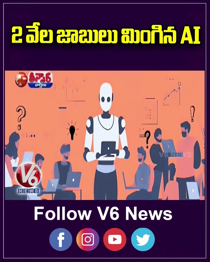 2000 Software Employees Lost Jobs Due To AI In Hyderabad | V6 Teenmaar