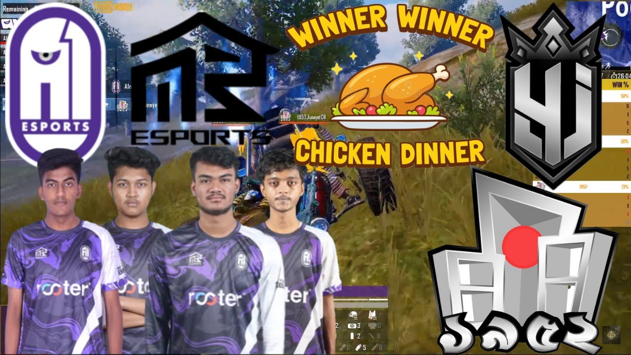 A1 Esports vs 1952 & 4UI Chicken Instant Fight😳lA1 Esports Chicken with 15Kills😋lA1nbSiNiSTER 8Kills