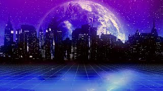Synth City Motion Background Loop - Vaporwave/Synthwave City Animation Loop - #SynthCityScreenSaver