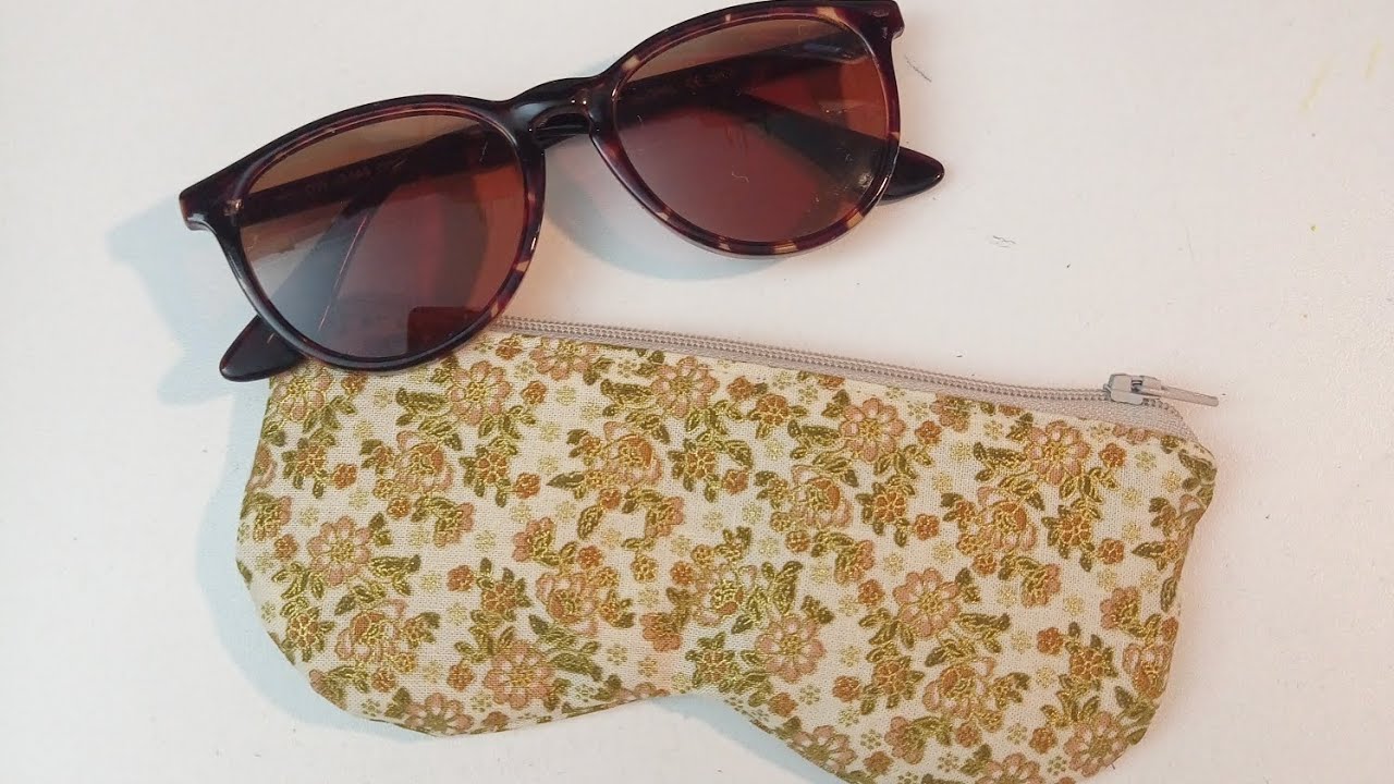 Diy étui à lunettes,couture facile ✂️🧵🪡