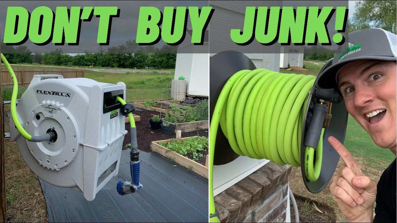 Retractable Garden Hose Reel!, How to store your garden hose