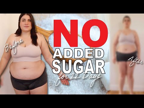 I QUIT ADDED SUGAR FOR 22 DAYS...this is what happened *Results*