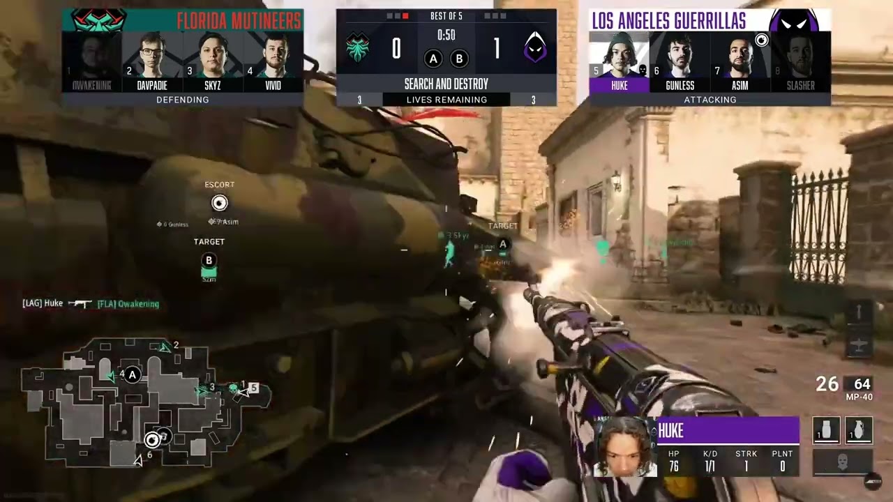 Vivid ACE Against Los Angeles Guerrillas - Florida Mutineers 