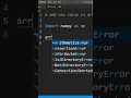 Insert Function #numpy #short