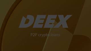 Deex. P2P Crypto loans. screenshot 2