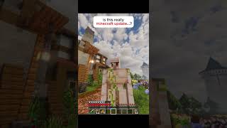 Is This the New Minecraft Update?! 😱 #shorts