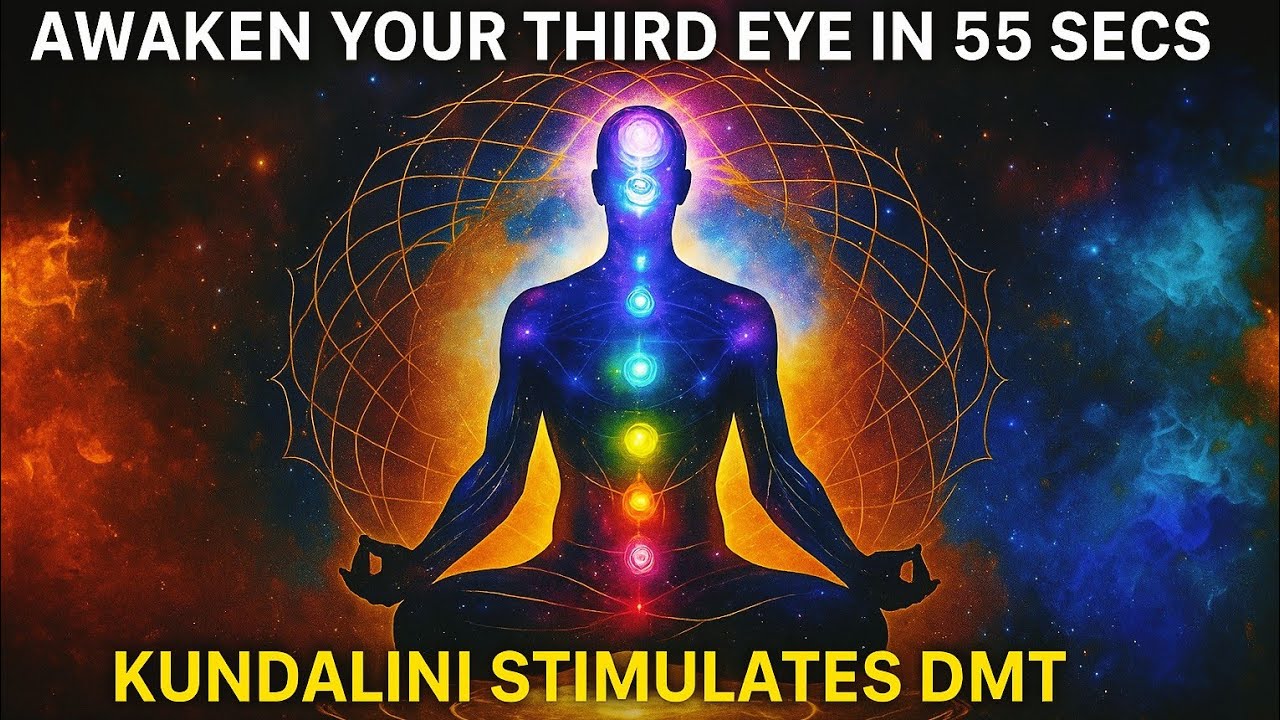 Awaken Your Third Eye in 55 Secs | Kundalini Stimulates DMT Wormhole in ...