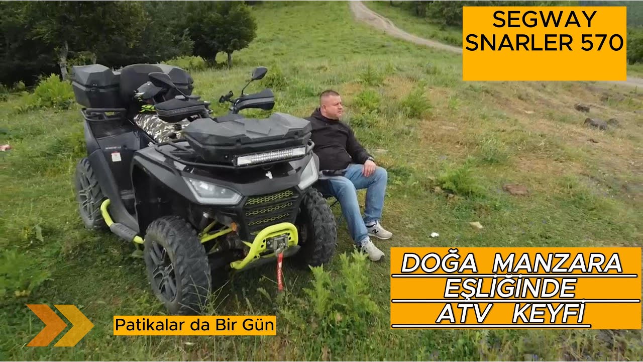 '' Drone ile Dağın zirvesinde ATV Keyfi -Tek Başına Macera ''
