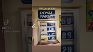 New Gas Prices at Royal Farms