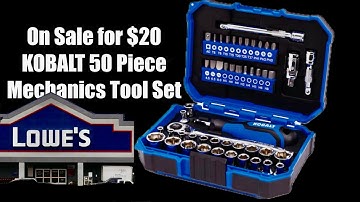 Kobalt 50 Piece Mechanic’s Tool Set Review