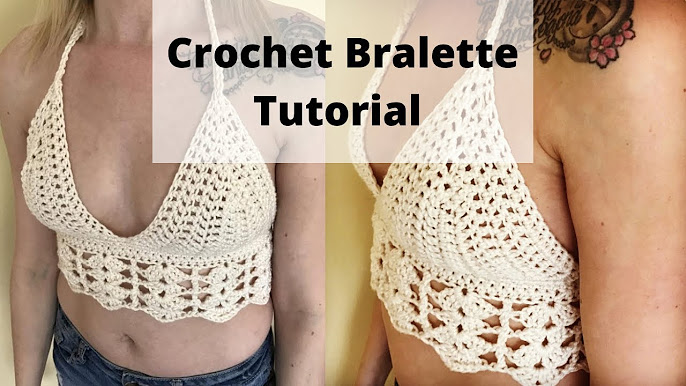 How to Crochet a Bralette: The Feel The Love Bralette Free Pattern -  Carroway Crochet