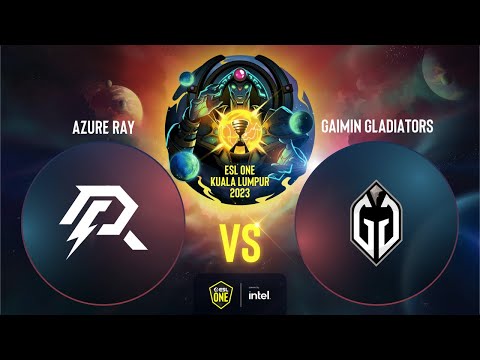 Azure Ray проти Gaimin Gladiators | Гра 1 | ESL One Kuala Lumpur 2023 - Group A