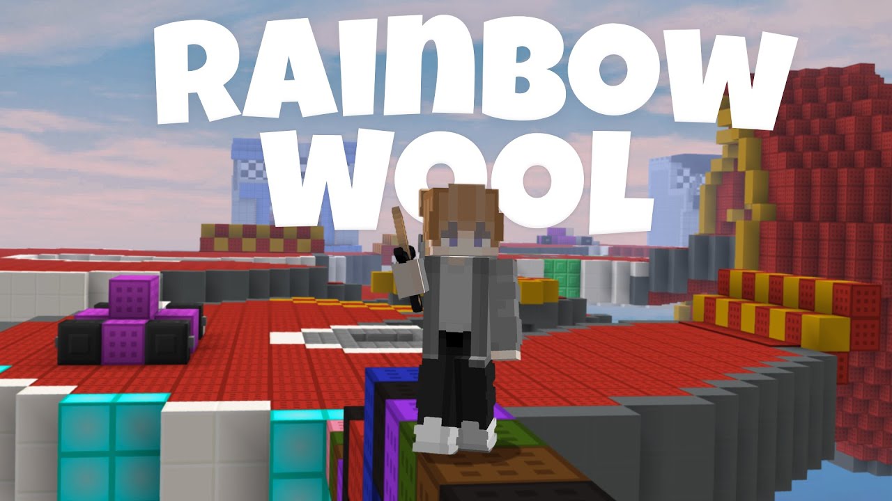 Hypixel Bedwars But ALL the Wool Changes Colour Every 2 Seconds - YouTube