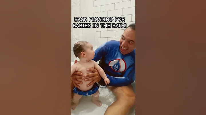 How to Teach Your Baby to Float on Their Back in the Bathtub | Water Comfort Starts at Home