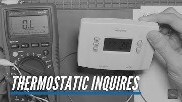 Thermostatic Inquires: How does a typical wall thermostat work with a HVAC system? [Part 1]